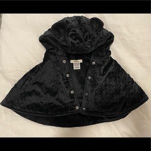 MyBlankee Hooded Minky Dot Cape 6-12Mos
